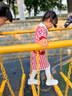 巴拉巴拉女童拜年服兒童紅色童裝千鳥格春季兩件套208124104005 曬單實拍圖