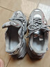 霍蜻松糕厚底老爹鞋女小個(gè)子增高2026春季新款網(wǎng)面透氣休閑運動(dòng)鞋子女 銀色 36 (230mm) 曬單實(shí)拍圖