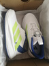 ADIDAS阿迪達(dá)斯 童鞋25春季新款男女大小童經(jīng)典旋轉(zhuǎn)按鈕運動休閑鞋 JI1695 白/綠熒光/半熒光藍(lán) 35 適合腳長21cm 曬單實拍圖