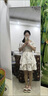 FEISIMI2025新款夏季連衣裙女士女裝衣服遮肚夏天氣質(zhì)女神范顯瘦法式裙子 圖片色 L 曬單實拍圖