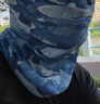 卡爾美（KELME）防曬面罩男騎行掛耳圍脖套冰絲面巾女魔術(shù)頭巾騎車登山遮陽口罩 曬單實拍圖