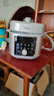 美的（Midea）小飛俠沸騰濃香雙模式電壓力鍋0氟0涂層雙膽高壓鍋6L智能預(yù)約家用煲湯6-8人煮飯煲E6825N輕音泄壓 曬單實(shí)拍圖