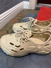 涼鞋男夏季外穿防滑防臭運動(dòng)包頭洞洞鞋司機專(zhuān)用開(kāi)車(chē)涉水沙灘鞋 米色 41 曬單實(shí)拍圖