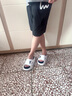 利達(dá)妮（TZLDN）踩屎感拖鞋男士外穿運(yùn)動(dòng)潮流室內(nèi)家居防滑防臭厚底戶外涼拖鞋夏季 白極黑 40-41 【適合39-40碼】 曬單實(shí)拍圖