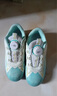 雙星八特足球鞋兒童碎釘6-12歲男女童運動(dòng)鞋青少年中小孩子學(xué)生免系帶球鞋 白藍【碎釘款】 36 曬單實(shí)拍圖