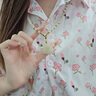 老鳳祥天然和田玉吊墜彌勒佛男士項鏈女轉(zhuǎn)運珠七夕情人節(jié)禮物送男女朋友 佛公和田玉圓珠項鏈 曬單實拍圖