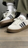 adidas「小鋸齒」D-PAD CLASSIC休閑美高風(fēng)復(fù)古籃球板鞋阿迪達(dá)斯 淺灰/黑色/淺猩紅   40 曬單實(shí)拍圖