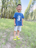 樸西eva洞洞鞋3~9歲女童涼鞋夏季2025新款小學(xué)生無異味防滑軟底男童 萌芽綠 森林元氣色 20 (150mm) 曬單實拍圖