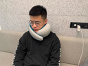 OSTRICHPILLOW西班牙鴕鳥(niǎo)枕旅行記憶棉U型旅行護頸飛機午休睡眠隨枕頭節日禮物 鴕鳥(niǎo)枕綠灰[送眼罩綁帶耳塞] 曬單實(shí)拍圖