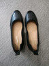 紅蜻蜓女鞋通勤單鞋女百搭工作鞋女士牛皮透氣軟底皮鞋WLB155261黑色37 曬單實(shí)拍圖