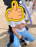 JOT TMM遛娃神器輕便口袋推車(chē)可折疊嬰兒推車(chē)溜娃兒童寶寶車(chē)可登飛機(jī)火車(chē) 星耀黑+遮陽(yáng)蓬+五點(diǎn)式安全帶 曬單實(shí)拍圖