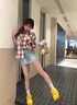 趙露思同款板鞋女2025新款百搭松糕黃色厚底透氣休閑學(xué)院風(fēng)運(yùn)動(dòng)鞋 黃色 37 曬單實(shí)拍圖