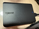 東芝（TOSHIBA）4TB 移動硬盤機械 新小黑A5 USB3.2 Gen 1 大容量 兼容Mac 數(shù)據(jù)存儲 輕薄便攜 曬單實拍圖