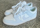 耐克（NIKE）官方女子甜美蕾絲板鞋夏季新款運(yùn)動(dòng)鞋 DUNK LOW IB7311 100白/紫藍(lán) 40 曬單實(shí)拍圖