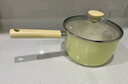 蘇泊爾（SUPOR）奶鍋寶寶輔食鍋嬰兒家用陶瓷不粘奶湯鍋小蒸鍋電磁爐燃氣通用 陶瓷奶鍋【帶蒸籠】 18cm 曬單實拍圖