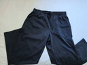 名創(chuàng)優(yōu)品（MINISO）涼感冰絲褲子男夏季新款舒適透氣顯高顯瘦直筒休閑褲 黑 2XL 曬單實(shí)拍圖