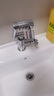 九牧（JOMOO）面盆水龍頭硅黃銅機(jī)械臂招財(cái)貓衛(wèi)生間冷熱洗臉盆洗手盆龍頭32706 曬單實(shí)拍圖