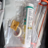 瓦克（WACKER）DA防霉玻璃膠廚衛(wèi)密封膠防水美容膠馬桶封邊膠透明1支+膠槍工具包 曬單實(shí)拍圖