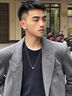 雍杰男士項鏈美式嘻哈搭配鏈子復(fù)古小眾鎖骨鏈輕奢簡約設(shè)計長吊墜Y092 吊墜項鏈Y092 Y092 曬單實拍圖