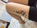 海綿寶寶紋身貼紙防水持久潮酷男女花臂不反光蠟筆小新拼接紋身貼 紋身貼【全套10張】 蠟筆小新無痕紋身貼持久 曬單實拍圖