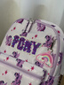 小馬寶莉（MY LITTLE PONY）幼兒園書包女3-6歲小班大班紫悅公主兒童背包戶外出游 【超輕印花款】小馬寶莉 2-6歲 曬單實(shí)拍圖