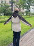 波司登2025新款沖鋒衣鵝絨服女短款三合一防風(fēng)防水保暖外套B250331302 米白/深棕褐|8011/7048|801L M 165/88A 體重約110-120斤 曬單實(shí)拍圖