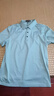 夢(mèng)特嬌夏季短袖t恤男桑蠶絲polo衫翻領(lǐng)冰.絲大碼體恤中青年純色潮T 綠色 M23008款 165/M【建議100-120斤】 曬單實(shí)拍圖