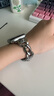 表帶哥適用蘋果手表表帶apple iwatch S10表帶女士十字架夏天夏季透氣金屬S9/SE手鏈鏈條38/40/41/42MM 曬單實(shí)拍圖