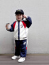 G.DUCKKIDS小黃鴨聯(lián)名奧特曼衣服男童套裝春秋季2024新款兒童運(yùn)動(dòng)兩件套寶寶 藏青色套裝 110 建議4~5歲【100-110cm】 曬單實(shí)拍圖