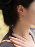 COISE黃金耳環(huán)女足金999耳飾女年輕黃金耳線時尚飾品生日禮物送老婆 黃金耳環(huán)金耳飾一對 配送證書 曬單實拍圖