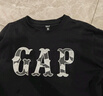 Gap女裝2025春季新款刺繡logo羅紋彈力短袖T恤簡約常規(guī)上衣761951 灰色 M (165/84A) 亞洲尺碼 曬單實拍圖