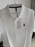 皮爾卡丹（pierre cardin）Polo.衫男短袖t恤純棉翻領(lǐng)夏季透氣休閑商務(wù)保羅男裝體恤上衣 白色 M (建議100-120斤穿) 曬單實(shí)拍圖