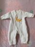 babylove嬰兒連體衣秋冬純棉可愛(ài)寶寶哈衣爬服新生兒夾棉保暖衣服秋冬裝 曬單實(shí)拍圖