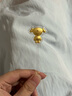 皇工世家黃金投資金9999足金小金豆金豆子1克存金攢金1g小金珠 1g送攢金瓶 曬單實(shí)拍圖