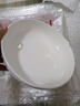 簡約純白浮雕9英寸蓮花電子碗家用大號湯碗水煮魚湯盆 【白蓮花】9英寸電子1只裝 9英寸 1個(gè) 蓮花碗 曬單實(shí)拍圖