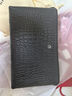 金利來（Goldlion）男士手包密碼鎖防盜手抓包真皮商務(wù)男包加厚大容量鱷魚紋手拿包軟 黑色【官方授權(quán)-假一罰十】 曬單實(shí)拍圖