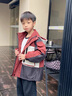 G.DUCKKIDS兒童裝男童沖鋒衣2025新款三合一可拆卸加絨外套春秋冬季大童加厚 酒紅色 三合一 150 cm 曬單實拍圖