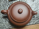 藏壺天下宜興名家紫砂壺茶具純手工茶壺單壺底槽清景舟仿古全手工大口扁腹 扁腹仿古 曬單實拍圖