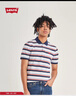 Levi's【商場同款】李維斯男士美式經(jīng)典蝙蝠標(biāo)休閑Polo衫A4842 混色條紋 M 曬單實(shí)拍圖
