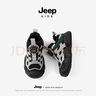 JEEP吉普品牌童鞋兒童運(yùn)動(dòng)鞋春秋男童登山戶外鞋子 黑/灰綠30 曬單實(shí)拍圖