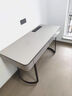 紀嘉菲居現代輕奢書(shū)桌家用寫(xiě)字臺書(shū)房設計師款簡(jiǎn)約巖板意式極簡(jiǎn)書(shū)桌 烤漆面+不帶桌面插座-書(shū)桌1.2m 曬單實(shí)拍圖