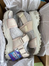 斯凱奇（Skechers）涼鞋女士秋季厚底休閑運動(dòng)女鞋百搭舒適外穿軟底沙灘鞋119853 曬單實(shí)拍圖