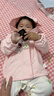 哈羅小黃鴨（G.DUCKKIDS）女童外套春秋款2025新款洋氣寶寶秋季時(shí)髦風(fēng)衣嬰兒童秋裝女孩衣服 粉紅色 73 cm 曬單實(shí)拍圖