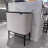 BRABANTIA【11+23L分類(lèi)垃圾桶】brabantia柏賓士進(jìn)口輕奢觸摸廚房腳踏收納 11+23L-清新白【觸摸式】 曬單實(shí)拍圖
