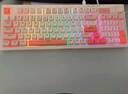 聯(lián)想（Lenovo）K2三模鍵盤(pán) 機械手感鍵盤(pán) 無(wú)線(xiàn)藍牙有線(xiàn) 混彩燈效 消音結構 音量旋鈕 辦公游戲電腦平板筆記本 粉 曬單實(shí)拍圖