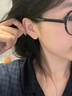 中國黃金超閃泡泡黃金耳釘足金鉆石耳飾生日禮物送女友老婆紀(jì)念日紀(jì)念日 足金泡泡耳釘-鉆石 曬單實拍圖