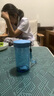 特百惠雅致300ml簡(jiǎn)約寬口塑料水杯子男女小巧直飲水杯便攜帶拎繩七夕 水晶藍300ml1個(gè) 曬單實(shí)拍圖
