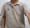 羅蒙100%純棉高端短袖t恤男士裝夏季刺繡polo翻領(lǐng)衫商務(wù)爸爸半袖體恤 5372淡紫色【100%棉】 XL 【建議130-150斤】 曬單實(shí)拍圖