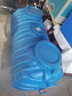 碧藍松化糞池罐家用新農村改造pe塑料桶成品三格式三級大容量隔油池 1立方【新升級雙層特厚款】 曬單實(shí)拍圖