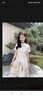 香影新中式馬面裙女2025夏季新款氣質(zhì)改良款輕國風印花百褶半身裙 卡其色 S 曬單實拍圖